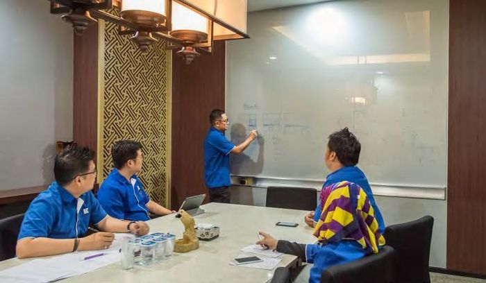 Kontinum design team at work in the studio