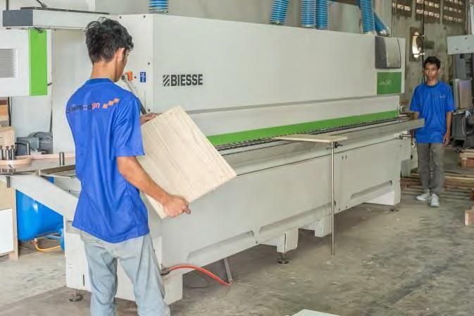 Kontinum furniture workshop and CNC production floor